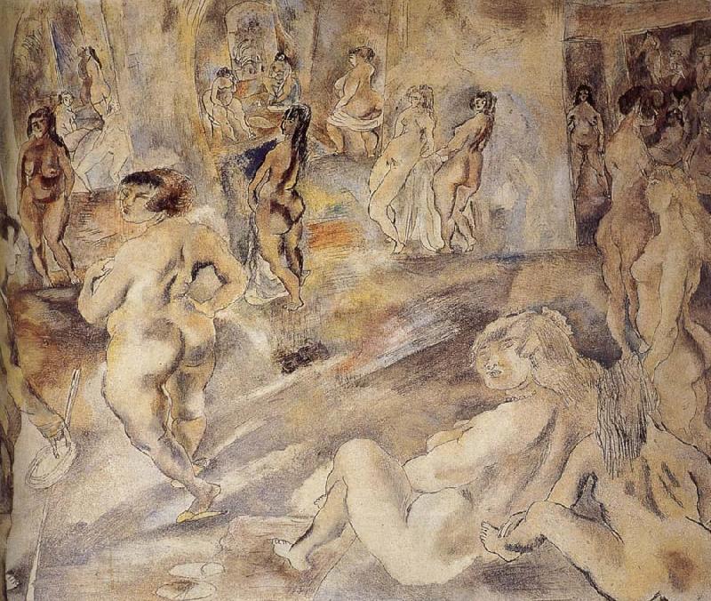 Jules Pascin Profligate Youth oil painting picture